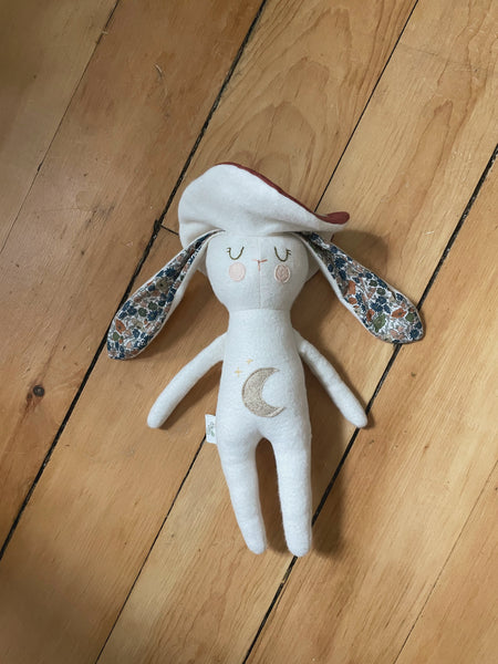 Mushbunny Doll with Striped Romper